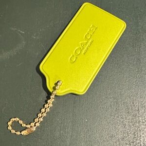 CUSTOM Coach leather tag